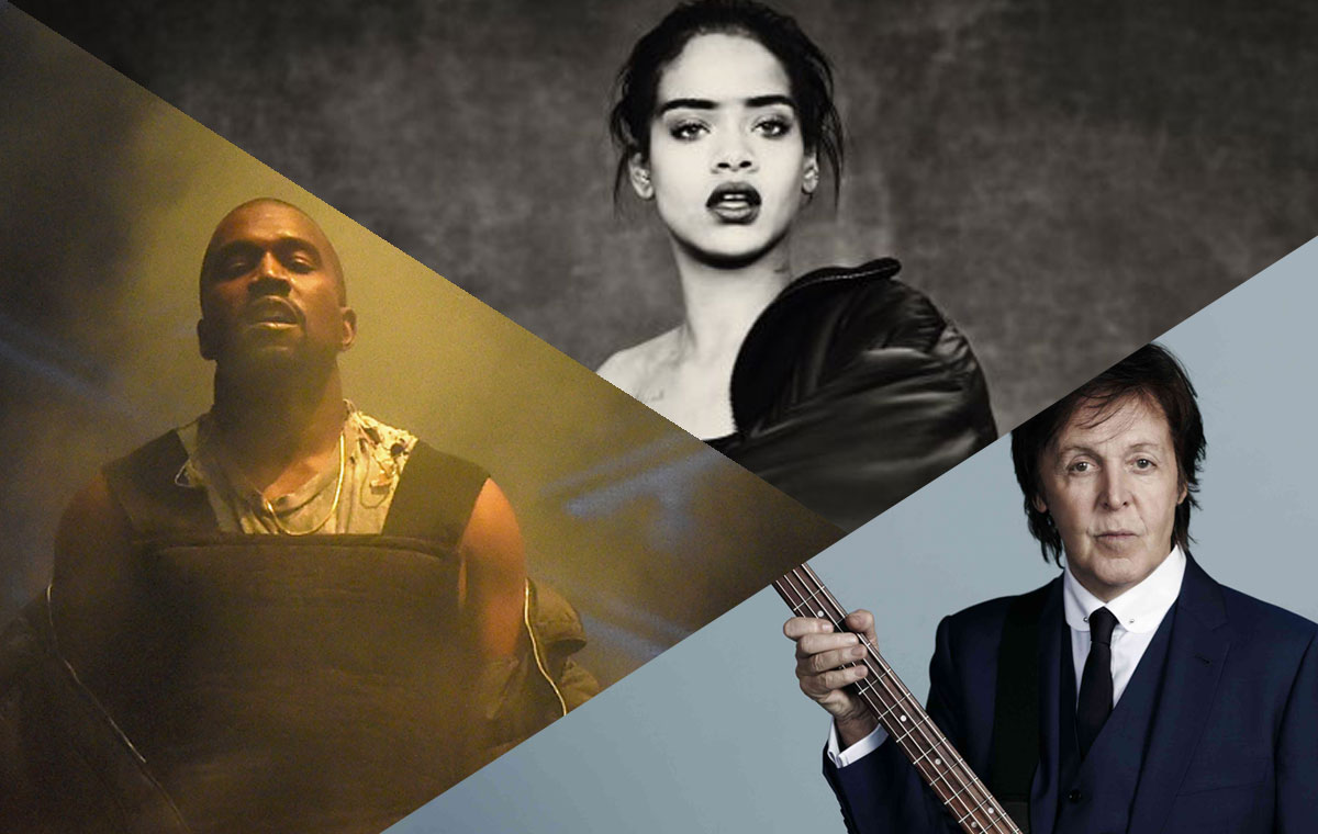 Rihanna & Kanye West Featuring Paul McCartney “FourFiveSeconds”